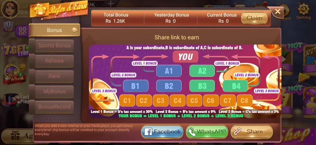 card rummy refer and earn